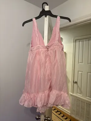 Baby pink flowy SHEIN dress thumbnail 2