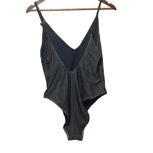 Aerie American Eagle Denim‎ Look One Piece Cheeky Swimsuit L thumbnail 11