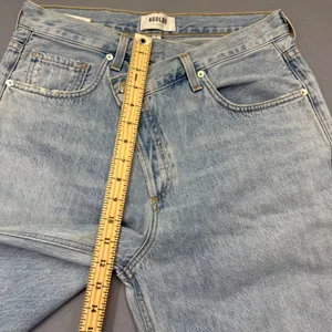 AGOLDE Criss Cross Upsize Jeans Light Wash Blue High Rise Straight Leg Size 28‎ thumbnail 5
