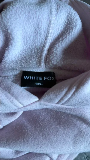 White Fox Pink Hoodie thumbnail 3