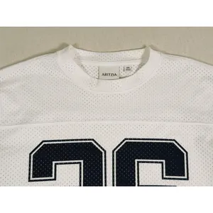 Aritzia Trading Jersey Mesh Crewneck Womens XXS White Sporty 90s Y2K Streetwear thumbnail 5