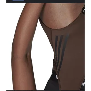 Adidas Women's Leotard Bodysuit Training Suit‎ Brown Size Medium NWOT thumbnail 2