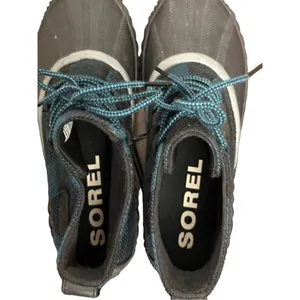 Sorel Womens Out N About Plus Lug Sole Boot Black Blue size8 thumbnail 7
