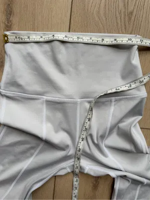 Frankie’s Bikinis Active Zippy High Waist Flare Legging Icy Grey Size Small NWOT thumbnail 11