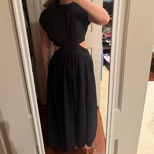 NWOT Black Cutout Maxi Dress thumbnail 2