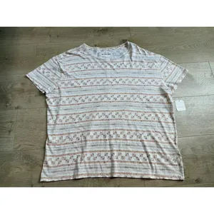 NWT Womens Free People Nina Boheme Printed Tee in Taupe short sleeve tshirt sz S thumbnail 3