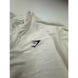 Gymshark Training Pippa 1/4 Zip Pullover White Cropped Top L thumbnail 3