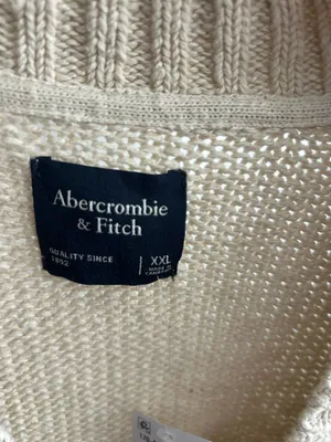 Abercrombie Knit Oversized Novelty Cardigan XXL Western Prairie Patchwork Chunky thumbnail 3