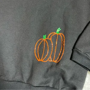 Hanes Hand Painted Halloween Crewneck Sweatshirt thumbnail 8