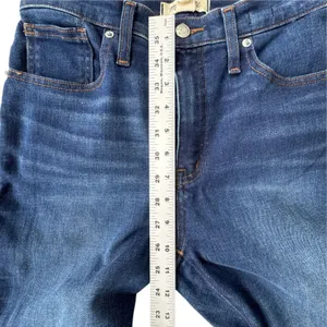 Madewell 10in High Rise Skinny Jeans Womens 28 Dark Indigo Denim Indie Sleaze thumbnail 6