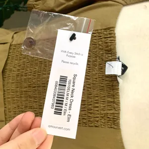 Amour Vert Square Neck Button Front Dress in Elm 100% Cotton thumbnail 11