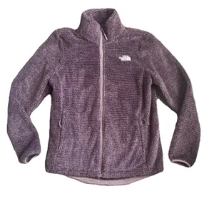 The North Face‎ Women's Thick Purple Zip Up Fleece very warm Size Medium. thumbnail 1