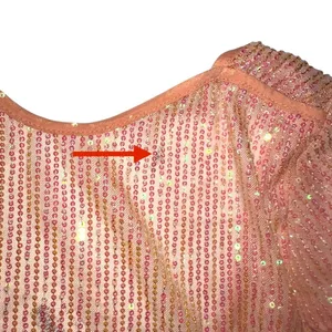 NWT Free People Unapologetic Scoop Back Sequin Long Sleeve Top MEDIUM thumbnail 9