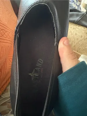 Eastland Black Leather Wedge Clogs 7.5M Dark Academia Chunky Slip On thumbnail 9