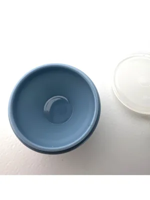 Vtg Tupperware Wonderlier Bowl Keychain Blue #1306-8 With Seal Made in the USA thumbnail 7