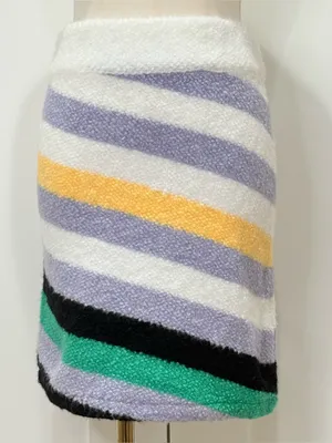 NWT Anthropologie Daily Practice Cozy Stripe Sweater Mini Skirt Small Whimsy thumbnail 4