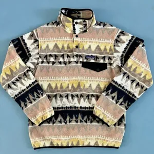 Patagonia Synchilla Snap-T Lightweight Fleece Bandicoot Marrow Pullover‎ Jacket thumbnail 4