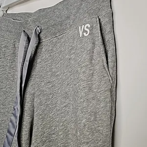 Victoria's Secret pull on jogger sweatpants gray lounge sz Small thumbnail 3