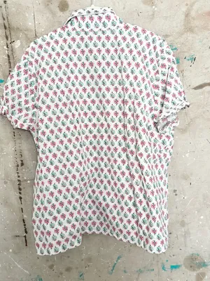 J Crew Cotton Pajama Set with Cropped Pant thumbnail 5