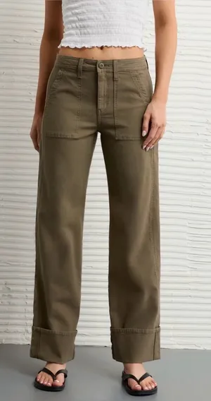 AE Stretch High Waisted Utility Stovepipe Pants thumbnail 1