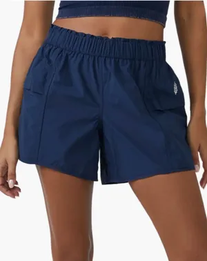 Free People In the Wild Shorts size XS Navy thumbnail 1