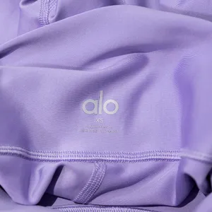 Alo Yoga Women's High Rise Full Length Athletic Work Out Leggings Purple XS thumbnail 2