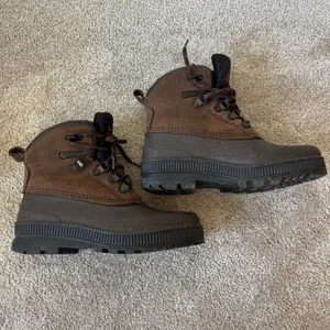 Sorel Kaufman Womens Winter Duck Boots Rubber Leather Insulated Fleece Liner thumbnail 5