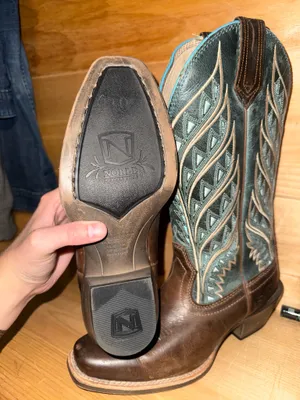 Noble Cowboy Boots Brown Size 6 thumbnail 2