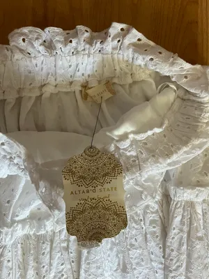Altar'd State White Skirt thumbnail 3