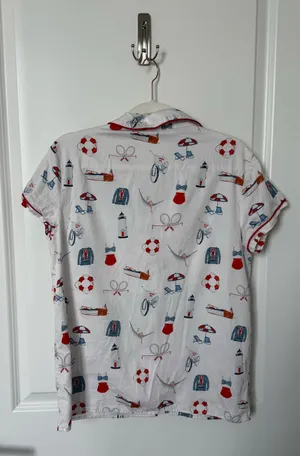 TOSS Designs Lounge Pajama Shorts Medium - Apres Sea thumbnail 5