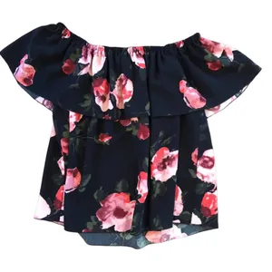 Aritzia Wilfred Promener Blouse Floral Ruffle Top thumbnail 2