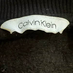 Vintage Calvin Klein Black Sweatshirt Silver‎ Gray Logo Crewneck oversized XXL thumbnail 3