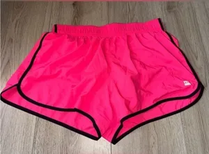 Victoria’s Secret sport vsx Women’s Hot Pink Athletic Shorts with Black Trim thumbnail 1
