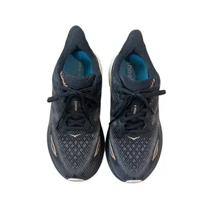 HOKA Clifton 9 Running Shoes Size 7 Wide Black Rose Gold Low Sneakers thumbnail 8