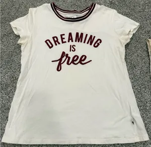 "Dreaming is Free" graphic tee White thumbnail 1