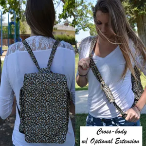 Leopard Print Women's Backpack thumbnail 3