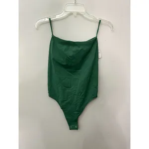 Free People Women's Green Tati Seamless Thong Tube Bodysuit M/L NWT thumbnail 2