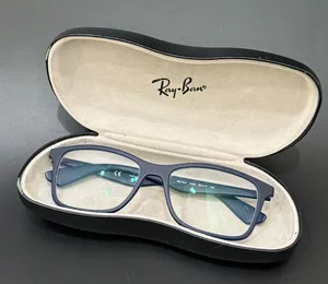 RAY-BAN RB 7047 5450 56-17 Matte Navy Rx Unisex Eyeglasses thumbnail 1