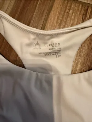 OFFLINE By Aerie White Goals High Neck Sports Bra thumbnail 2
