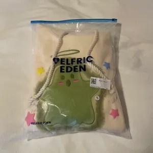 Aelfric Eden Cream Apricot Embroidery Cartoon Ghost Hoodie thumbnail 6