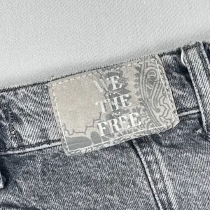 We The Free People Jeans Womens 27 Good Luck Barrel Mid Rise Gray Denim Cotton thumbnail 9