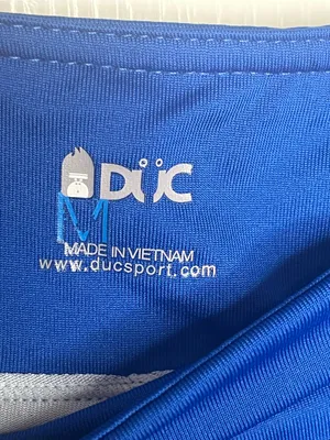 DUC Sz M Blue Athletic Skort Blue And White With Back Ruffle thumbnail 7