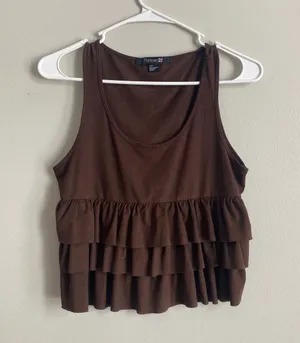 Ruffled Tank Top  thumbnail 4