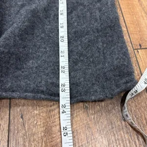 Citizen Cashmere Paris Zip Grey Hoodie Lounge Cozy Longsleeve Sweatshirt Size L thumbnail 8