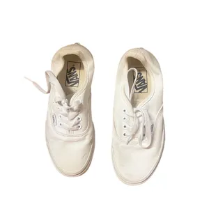 Vans Women's Authentic White Canvas Lace-Up Sneakers Size 6 thumbnail 6