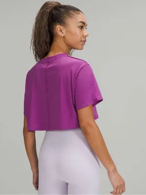 Lululemon All Yours Cropped T-Shirt NEW thumbnail 2