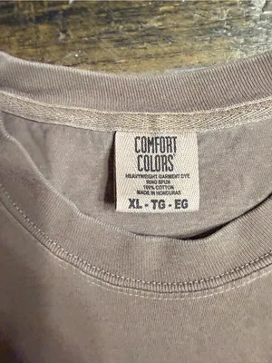 Comfort Colors Espresso Short-Sleeve Tee with Leopard Heart thumbnail 2