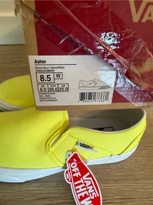 Vans Slip-On Canvas Shoes - Bright Yellow thumbnail 6