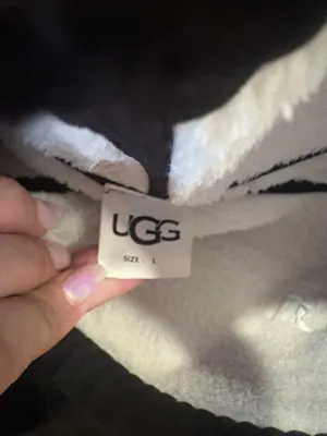 Ugg Size Large (L) UGG Women's Black Leggings with High Waist and Logo Detail thumbnail 5
