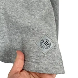 MPG Sport Grey Collared Pullover‎ Sweatshirt Cropped Boxy Athleisure Size Medium thumbnail 3